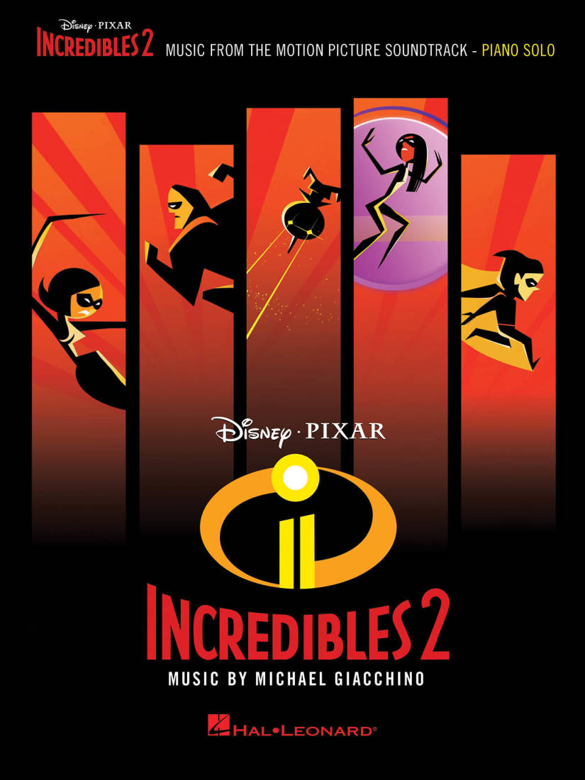 Incredibles 2: Music from the Motion Picture Soundtrack - Giacchino - Piano - Book