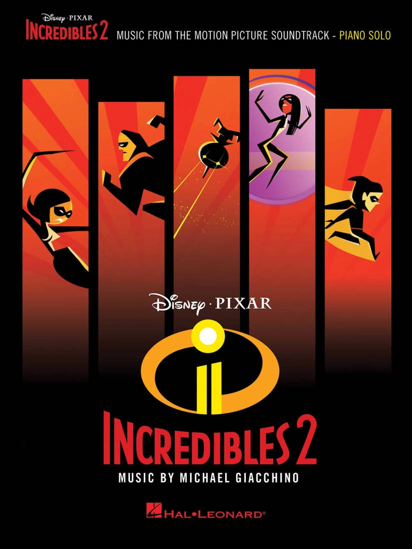 Incredibles 2: Music from the Motion Picture Soundtrack - Giacchino - Piano - Book