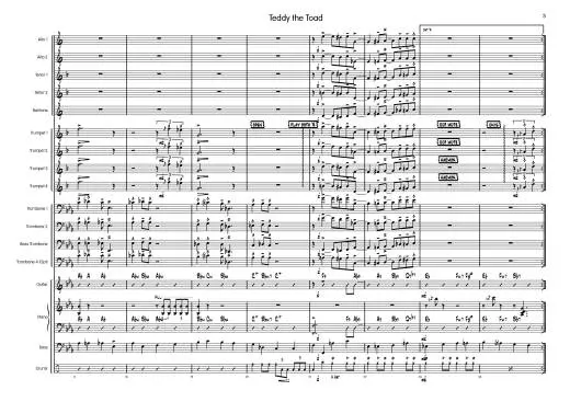 Teddy the Toad - Hefti/Collins - Jazz Ensemble - Gr. Medium