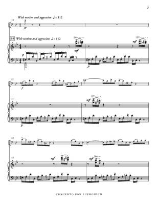Concerto for Euphonium - Gillingham - Euphonium/Piano - Sheet Music