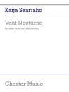 Chester Music - Vent Nocturne - Saariaho - Viola/Electronics - Sheet Music