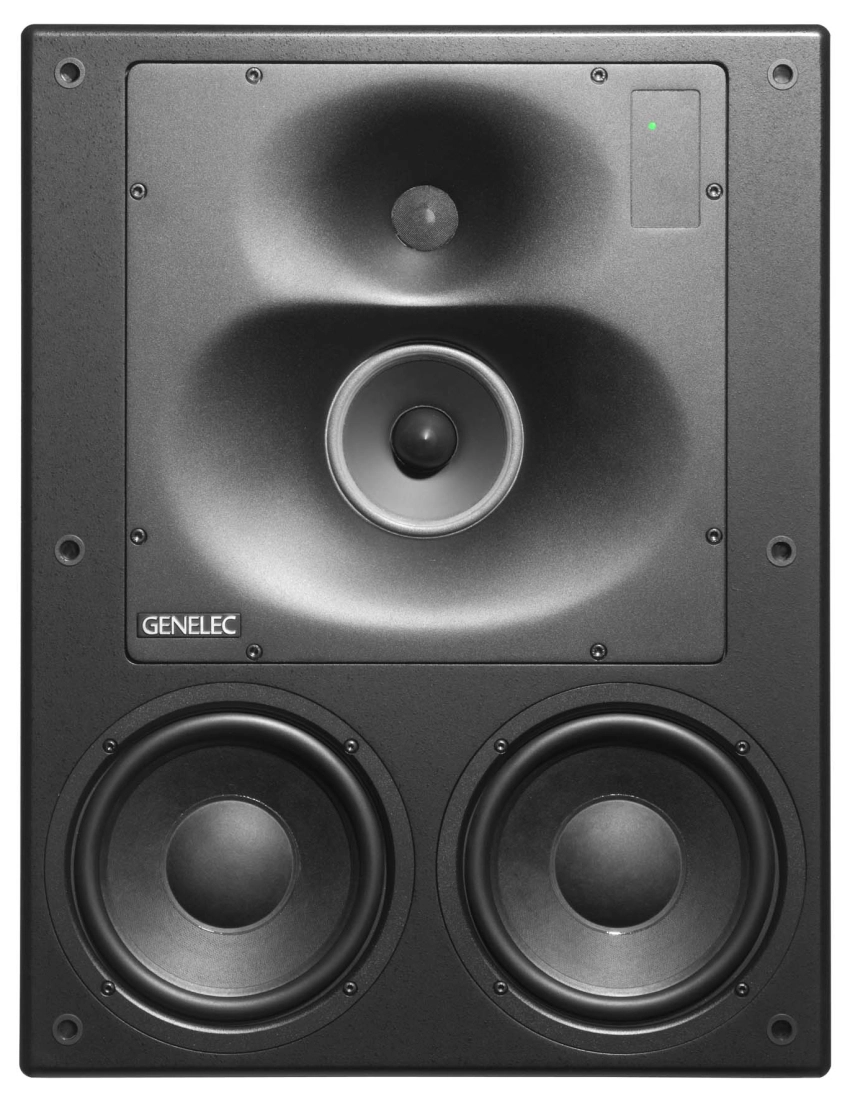 1238DFM 3-Way Active DSP Monitor, Flush Mount - Matte Grey