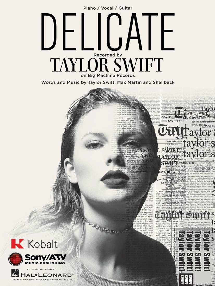 Delicate - Swift - Piano/Vocal/Guitar - Sheet Music