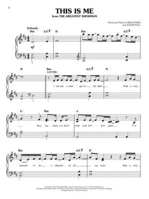 This Is Me (from The Greatest Showman) - Pasek/Paul - Easy Piano - Sheet Music