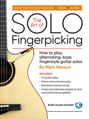 The Art of Solo Fingerpicking (30th Anniversary Edition) - Hanson - Book/Audio Online