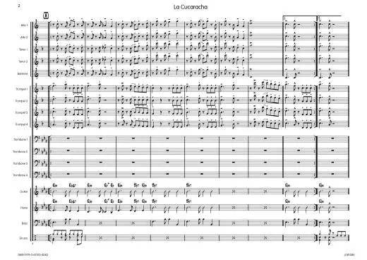 La Cucaracha - Traditional/Collins - Jazz Ensemble - Gr. 4