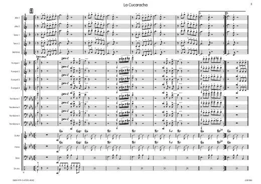 La Cucaracha - Traditional/Collins - Jazz Ensemble - Gr. 4