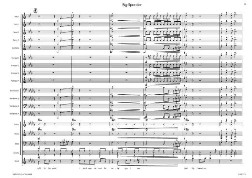 Big Spender - Grusin/Collins - Jazz Ensemble/Vocal - Gr. Medium