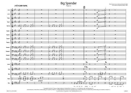 Big Spender - Grusin/Collins - Jazz Ensemble/Vocal - Gr. Medium