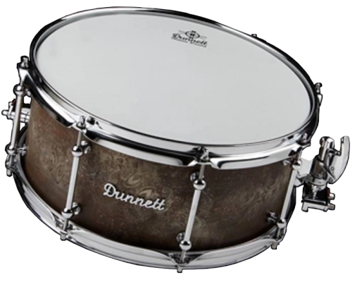Dunnett - 6.5x14 James Trussart Paisley Rust-O-Matic Steel Snare Drum