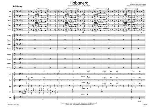 Habanera - Bizet/Jones/Collins - Jazz Ensemble/Vocal - Gr. Medium Easy