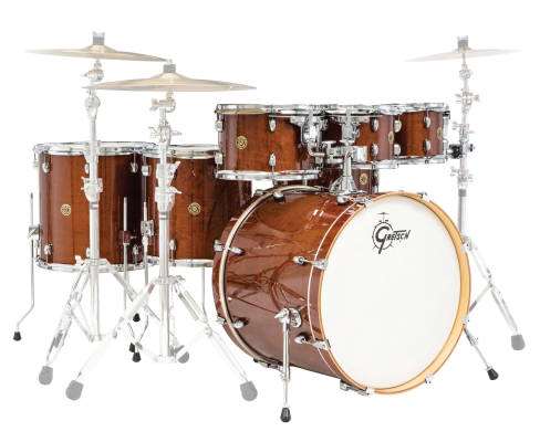Gretsch Drums - Catalina Maple 7-Piece Shell Pack (22,8,10,12,14,16,SD) - Walnut Glaze