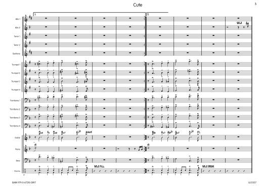 Cute - Hefti/Glasscock - Jazz Ensemble - Gr. Medium Easy