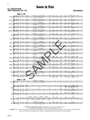 Samba de Roda - Sorenson - Jazz Ensemble - Gr. 2