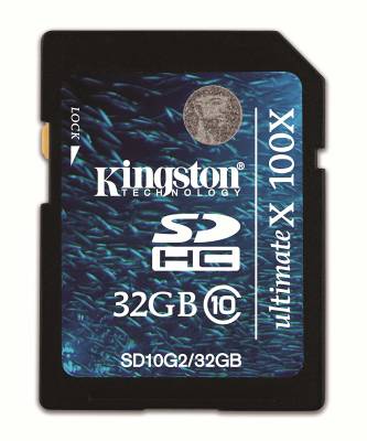 32GB Class 10 SDHC G2 Flash Memory Card