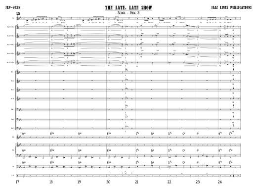 The Late, Late Show -  Alfred/Cavanaugh - Jazz Ensemble/Vocal - Gr. Medium Easy