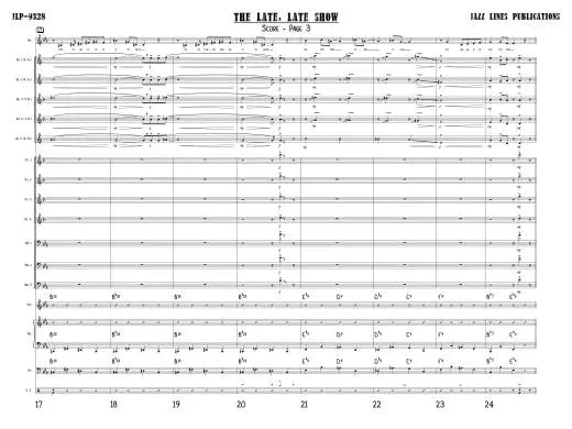 The Late, Late Show -  Alfred/Cavanaugh - Jazz Ensemble/Vocal - Gr. Medium Easy