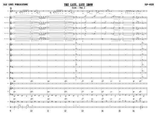 The Late, Late Show -  Alfred/Cavanaugh - Jazz Ensemble/Vocal - Gr. Medium Easy