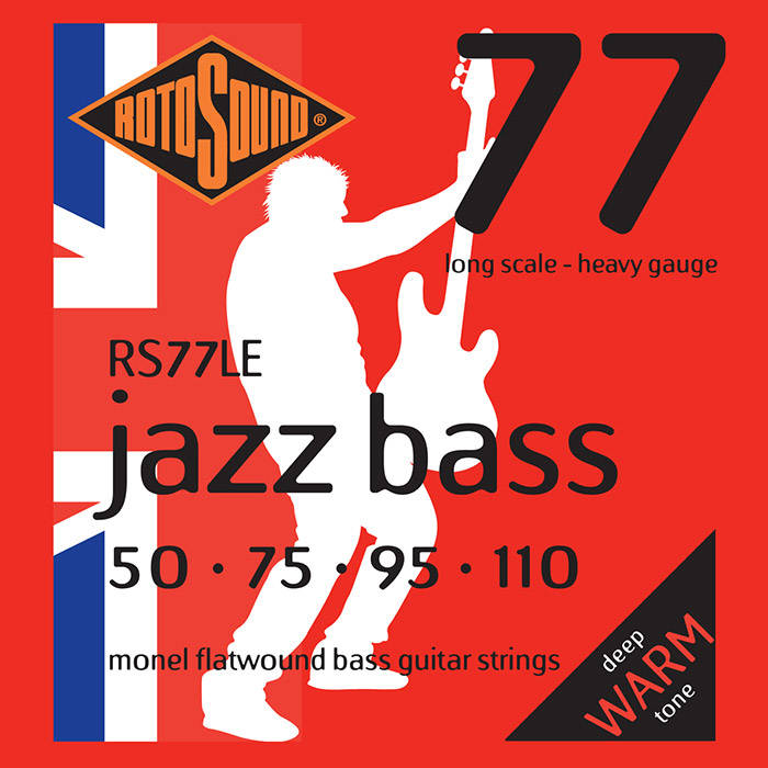 Jazz Bass 77 Monel Flatwound Set  50-110