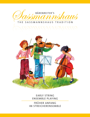 Baerenreiter Verlag - Early String Ensemble Playing - Sassmannshaus - Trio de cordes - Livre