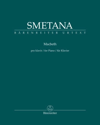 Baerenreiter Verlag - Macbeth for Piano - Smetana/Gabrielova - Piano - Book