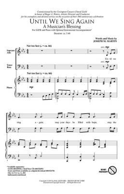 Until We Sing Again (A Musician\'s Blessing) - Martin - SATB