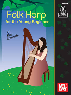 Mel Bay - Folk Harp for the Young Beginner - Edwards - Book/Audio Online