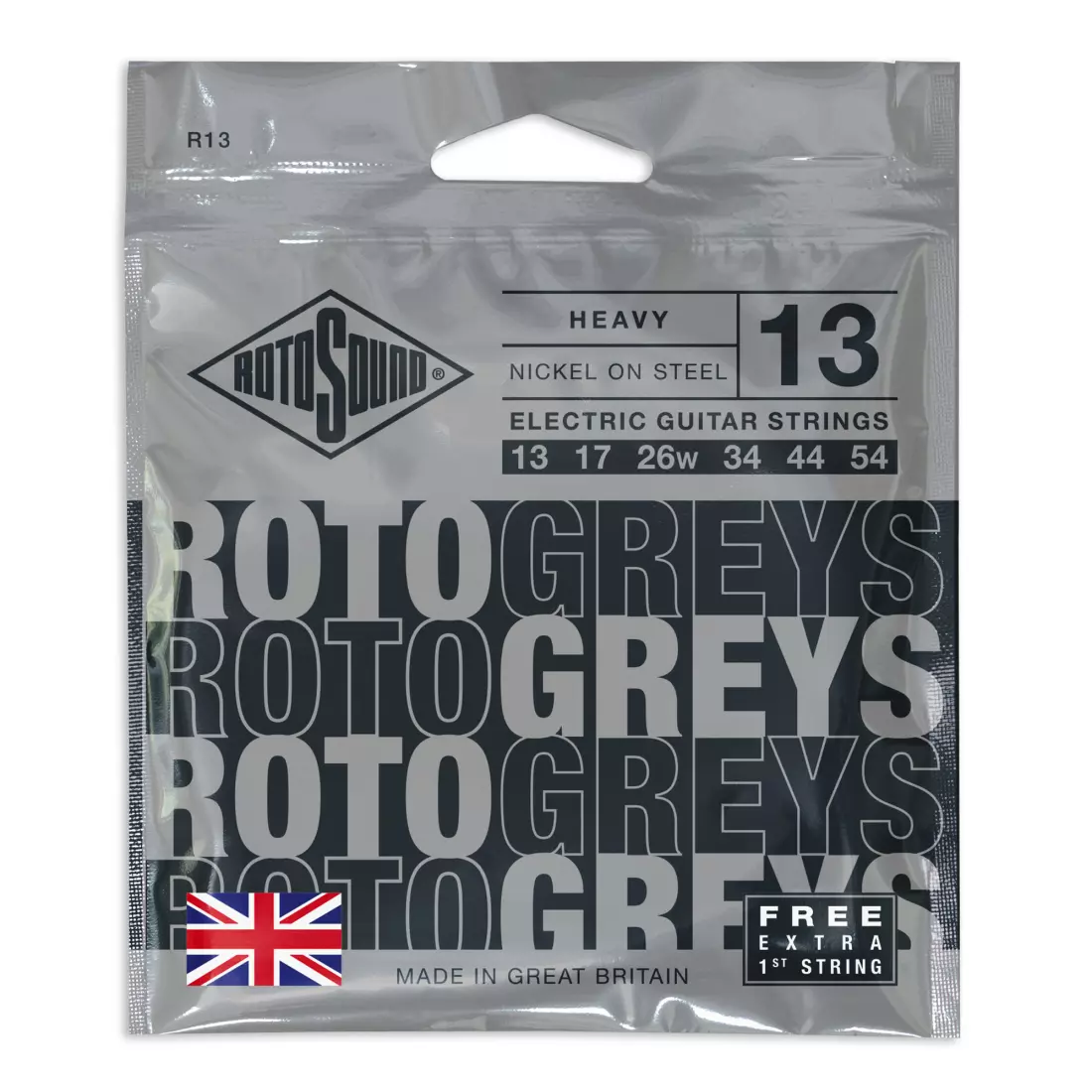 RotoGreys Heavy Guitar Strings - 13-54
