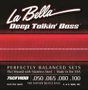 La Bella - 760FHBB Beatle Bass Stainless Flat Wound Bass Strings 50-100