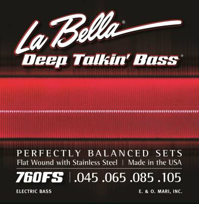 760FS Flat Wound 4-string Bass Set 45-105