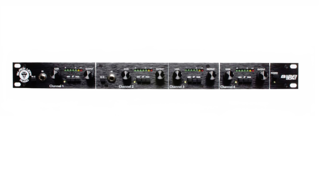 B12A Quad 4-Channel Microphone Preamplifier