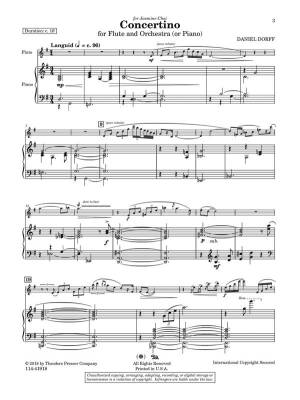 Concertino - Dorff - Flute/Piano