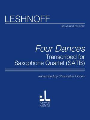 Four Dances - Leshnoff/Cicconi - Saxophone Quartet