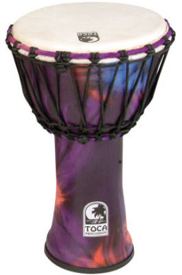 Toca Percussion - Synergy Freestyle Djembe - 12 inch - Purple
