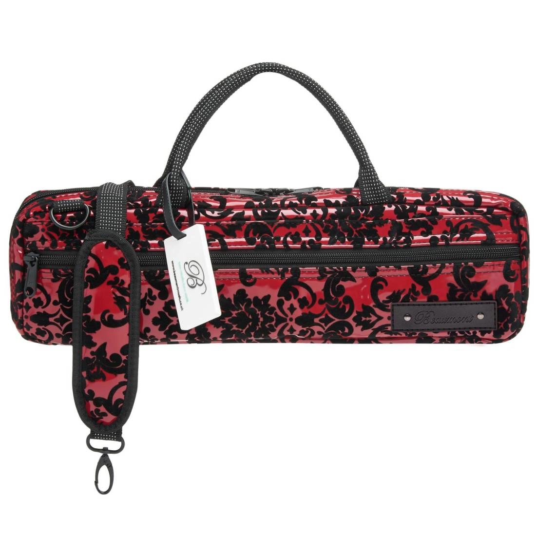 C-Foot Flute Carry Bag - Burgundy Lace