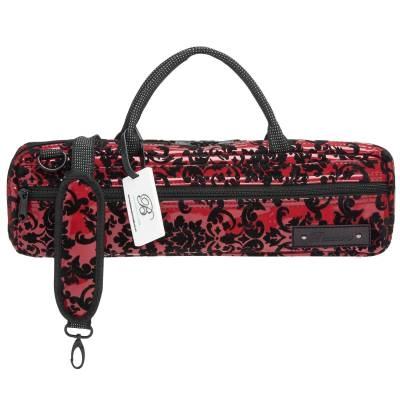 C-Foot Flute Carry Bag - Burgundy Lace