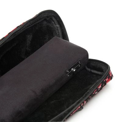 C-Foot Flute Carry Bag - Burgundy Lace