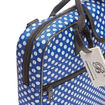 Sheet Music Bag - Blue Polka Dot