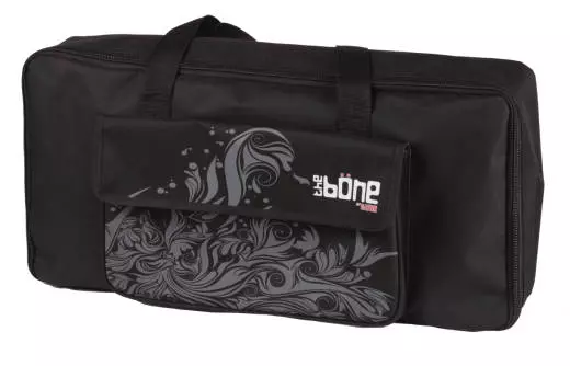 The Bone Powered Pedal Board - Black with Gray Wave