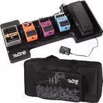 The Bone Powered Pedal Board - Black with Gray Wave