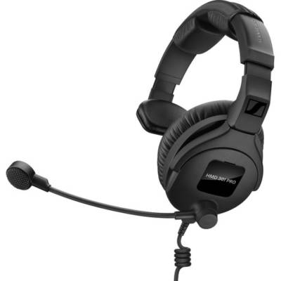 HMD 301 PRO Single-Sided Broadcast Headphone w/ Microphone, No Cable