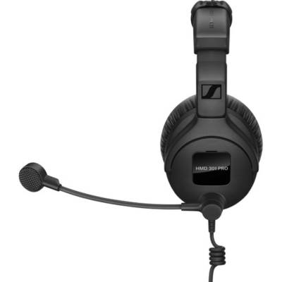 HMD 301 PRO Single-Sided Broadcast Headphone w/ Microphone, No Cable