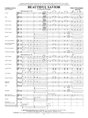 Beautiful Savior: A Chorale Prelude - Swearingen - Concert Band - Gr. 3
