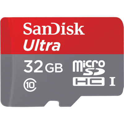 ULTRA 32GB microSD UHS-I Card with Adapter