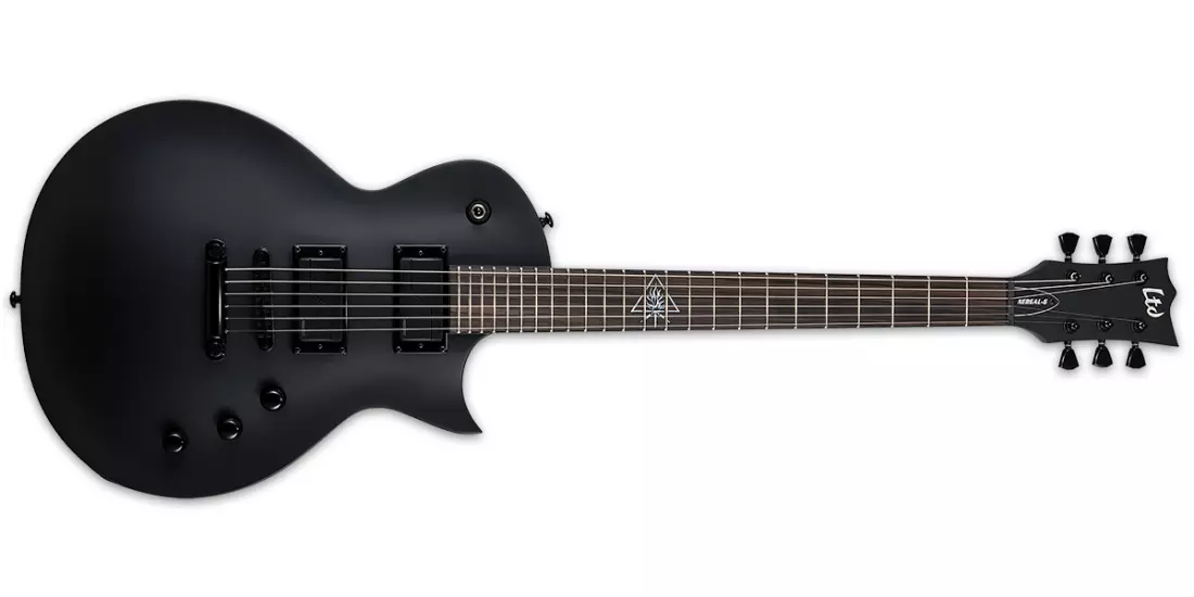 LTD Nergal-6 Electric Guitar - Black Satin