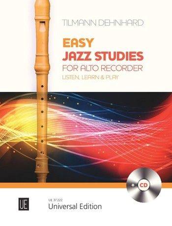 Easy Jazz Studies - Dehnhard - Alto Recorder - Book/CD