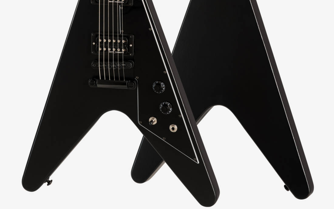 Gibson 2019 Flying V Tribute Satin Ebony | Long \u0026 McQuade