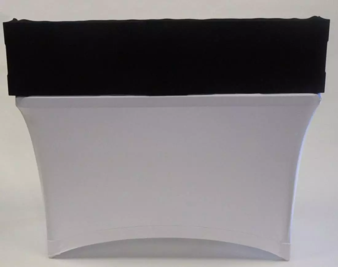 4\' Table Topper Scrim - Black