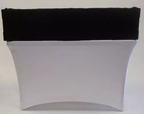 4\' Table Topper Scrim - Black