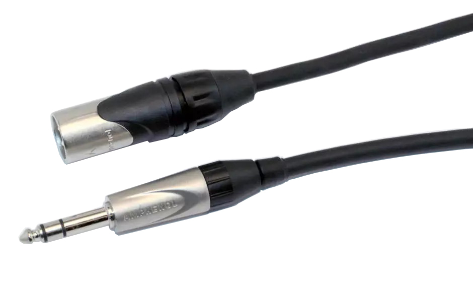DLX Series Balanced XLR-M to TRS Cable - 15 foot